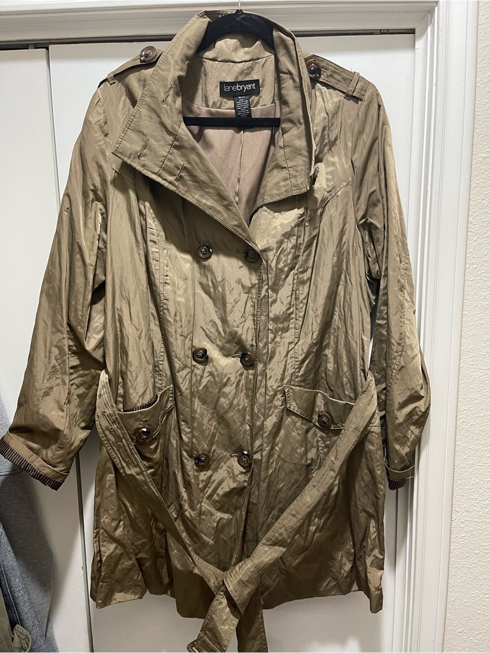 Lane Bryant Casual Nylon Trench Coat - 18/20